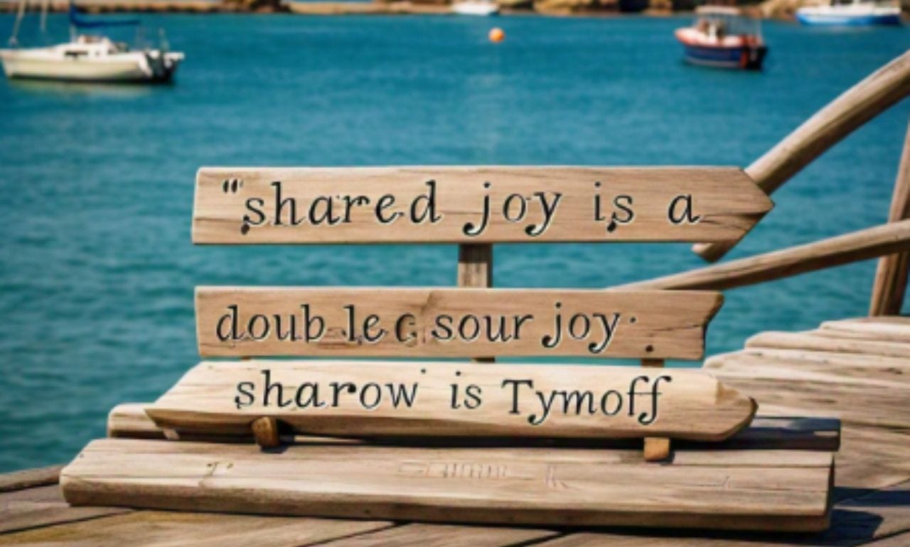 shared joy is double joy