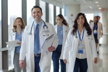 doctors at a family health clinic